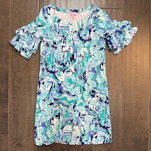 Lilly Pulitzer Lula Dress Elephant Appeal